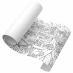 ⁦Mideer Colouring Roll - City 10 Meters MD4088 لفة تلوين ميدير - مدينة 10 أمتار⁩ - الصورة ⁦6⁩