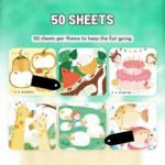 ⁦Mideer  4-In-1 Watercolor Painting Kit - Wonderland Expedition CT1506 ميدير مجموعة رسم الأصابع الإبداعية - جولة في المدينة⁩ - الصورة ⁦6⁩