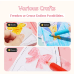 ⁦Mideer DIY Post It Dress Up Kit - Sweetheart MD2291 ميدير طقم تزيين⁩ - الصورة ⁦3⁩