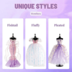 ⁦Mideer Design House Make Your Own Dress DIY Kit MD6362 ميدير دار التصميم اصنعي فستانك بنفسك - طقم اصنعيه بنفسك⁩ - الصورة ⁦5⁩
