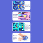 ⁦Mideer - Double Sided Steel Ball Maze - Wonderland MD1132 ميدير متاهة الكرات الفولاذية ذات الوجهين - بلاد العجائب⁩ - الصورة ⁦3⁩