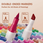 ⁦Mideer Dual Tip Markers - Pack of 48 MD4185ميدير أقلام تحديد ثنائية الطرف - عبوة من 48 قلمًا⁩ - الصورة ⁦8⁩