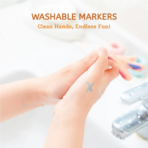 ⁦Mideer Dual-Tip Washable Marker-36 Colors MD4310 ميدير قلم تحديد مزدوج الطرف قابل للغسل - 36 لونًا⁩ - الصورة ⁦10⁩