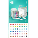 ⁦Mideer Dual Tip Markers - Pack of 48 MD4185ميدير أقلام تحديد ثنائية الطرف - عبوة من 48 قلمًا⁩ - الصورة ⁦6⁩