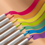 ⁦Mideer Dual Tip Markers - Pack of 48 MD4185ميدير أقلام تحديد ثنائية الطرف - عبوة من 48 قلمًا⁩ - الصورة ⁦4⁩