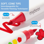 ⁦Mideer Dual Tip Washable Markers - 12 Pcs MD4308ميدير أقلام تحديد قابلة للغسل برأسين - 12 قطعة⁩ - الصورة ⁦5⁩