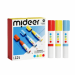 Mideer Dual Tip Washable Markers - 12 Pcs MD3386 ميدير أقلام تحديد قابلة للغسل برأسين - 12 قطعة