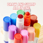 ⁦Mideer Dual Tip Washable Markers - 12 Pcs MD3386 ميدير أقلام تحديد قابلة للغسل برأسين - 12 قطعة⁩ - الصورة ⁦5⁩
