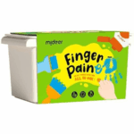 Mideer Finger Painting Paint Set Professional Paint Washable Kindergarten Graffiti Brush MD4219ميدير مجموعة ألوان الرسم بالأصابع، فرشاة احترافية قابلة للغسل لرسم الجرافيتي للأطفال