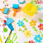 ⁦Mideer Finger Painting Paint Set Professional Paint Washable Kindergarten Graffiti Brush MD4219ميدير مجموعة ألوان الرسم بالأصابع، فرشاة احترافية قابلة للغسل لرسم الجرافيتي للأطفال⁩ - الصورة ⁦4⁩