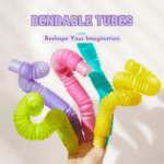 ⁦Mideer Glow Pop Fidget Tubes - 13pcs MD1419 ميدير أنابيب فيدجيت جلو بوب - ١٣ قطعة⁩ - الصورة ⁦6⁩