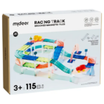 Mideer Grooved Magnetic Tiles - Racing Track MD6395 ميدير بلاط مغناطيسي مُخَدد - مضمار سباق