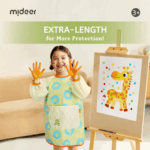 ⁦Mideer Kids' Waterproof Art Smock - Lime Green MD1542 ميدير بلوزة فنية مقاومة للماء للأطفال - أخضر ليموني⁩ - الصورة ⁦8⁩