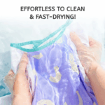 ⁦Mideer Kids' Waterproof Art Smock - Lime Green MD1542 ميدير بلوزة فنية مقاومة للماء للأطفال - أخضر ليموني⁩ - الصورة ⁦6⁩