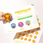 ⁦Mideer Let's Stick Art And Craft Kit - Level 1 MD3369ميدير مجموعة الفنون والحرف اليدوية "لنلتصق" - المستوى الاول⁩ - الصورة ⁦6⁩