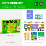 ⁦Mideer Let's Stick Art And Craft Kit - Level 2 MD3370 ميدير مجموعة الفنون والحرف اليدوية "لنلتصق" - المستوى الثاني⁩ - الصورة ⁦6⁩
