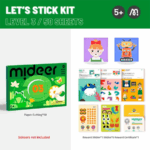 ⁦Mideer Let's Stick Art And Craft Kit - Level 3 MD3371ميدير مجموعة الفنون والحرف اليدوية "لنلتصق" - المستوى الثالث⁩ - الصورة ⁦2⁩