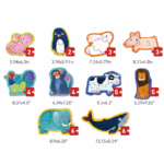 ⁦Mideer - Level Up Puzzles - Level 1: Animals MD1473 ميدير - ألغاز ارتقِ بمستوى جديد - المستوى الأول: الحيوانات⁩ - الصورة ⁦3⁩