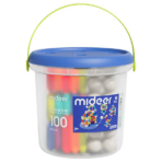 Mideer Magnetic Sticks - 100 Pcs MD1432ميدير أعواد مغناطيسية - ١٠٠ قطعة
