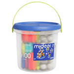 Mideer Magnetic Sticks - 100 Pcs MD1432ميدير أعواد مغناطيسية - ١٠٠ قطعة