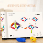 ⁦Mideer Magnetic Sticks - 60 Pcs MD1431 ميدير أعواد مغناطيسية - 60 قطعة⁩ - الصورة ⁦7⁩