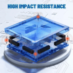 ⁦Mideer Magnetic Tiles - Cold Colors - 20pcs MD6397ميدير بلاط مغناطيسي - ألوان رائعة - ٢٠ قطعة⁩ - الصورة ⁦5⁩