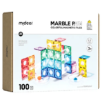 Mideer Magnetic Tiles Marble Run Edition - 100 pcs MD1166ميدير بلاط مغناطيسي إصدار ماربل ران - 100 قطعة
