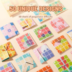 ⁦Mideer Origami Board Game - Level 3 MD1247 مدير لعبة لوحية أوريجامي ميدير - المستوى 3⁩ - الصورة ⁦5⁩