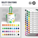 ⁦Mideer Rotary Washable Crayons - 36pcs MD4256 ميدير أقلام تلوين دوارة قابلة للغسل - 36 قطعة⁩ - الصورة ⁦2⁩