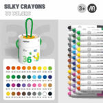 ⁦Mideer Rotary Washable Crayons - 36pcs MD4256 ميدير أقلام تلوين دوارة قابلة للغسل - 36 قطعة⁩ - الصورة ⁦2⁩
