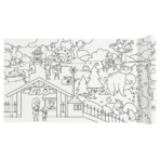 Mideer Self Adhesive Coloring Roll ZOO - 4m MD3302 ميدير لفة تلوين ذاتية اللصق حديقة الحيوانات - 4 أمتار