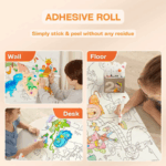 ⁦Mideer Self Adhesive Coloring Roll ZOO - 4m MD3302 ميدير لفة تلوين ذاتية اللصق حديقة الحيوانات - 4 أمتار⁩ - الصورة ⁦5⁩