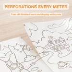 ⁦Mideer Self Adhesive Coloring Roll ZOO - 4m MD3302 ميدير لفة تلوين ذاتية اللصق حديقة الحيوانات - 4 أمتار⁩ - الصورة ⁦4⁩