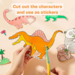 ⁦Mideer Self Adhesive Coloring Roll ZOO - 4m MD3302 ميدير لفة تلوين ذاتية اللصق حديقة الحيوانات - 4 أمتار⁩ - الصورة ⁦2⁩