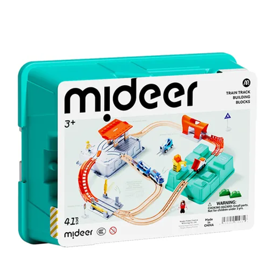 Mideer Train Track Building Blocks - Urban Adventure MD1566ميدير بناء مسار قطار - مغامرة حضرية
