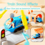 ⁦Mideer Train Track Building Blocks - Urban Adventure MD1566 ميدير بناء مسار قطار - مغامرة حضرية⁩ - الصورة ⁦7⁩