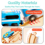 ⁦Mideer Train Track Building Blocks - Urban Adventure MD1566 ميدير بناء مسار قطار - مغامرة حضرية⁩ - الصورة ⁦4⁩
