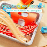 ⁦Mideer Train Track Building Blocks - Urban Adventure MD1566 ميدير بناء مسار قطار - مغامرة حضرية⁩ - الصورة ⁦3⁩