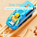 ⁦Mideer Train Track Building Blocks - Urban Adventure MD1566 ميدير بناء مسار قطار - مغامرة حضرية⁩ - الصورة ⁦2⁩
