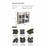 ⁦Mideer Urban Rail-Transit Board MD6176 ميدير مجلس النقل بالسكك الحديدية الحضرية⁩ - الصورة ⁦2⁩