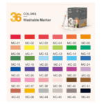⁦Mideer Washable Markers - 36 Colours MD1301ميدير أقلام تحديد قابلة للغسل - 36 لونًا⁩ - الصورة ⁦2⁩