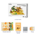 ⁦Mideer Wooden 3D Puzzle Apis Mellifera MD1348 ميدير أحجية خشبية ثلاثية الأبعاد أبيس ميليفيرا⁩ - الصورة ⁦2⁩