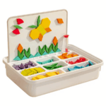 Mideer Magnetic Wooden Geometry Blocks - 250pcs MD6283 ميدير مكعبات هندسية خشبية مغناطيسية - ٢٥٠ قطعة