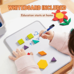 ⁦Mideer Magnetic Wooden Geometry Blocks - 250pcs MD6283 ميدير مكعبات هندسية خشبية مغناطيسية - ٢٥٠ قطعة⁩ - الصورة ⁦2⁩