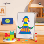 ⁦Mideer Magnetic Wooden Geometry Blocks - 250pcs MD6283 ميدير مكعبات هندسية خشبية مغناطيسية - ٢٥٠ قطعة⁩ - الصورة ⁦15⁩