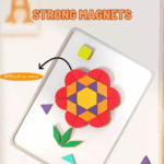 ⁦Mideer Magnetic Wooden Geometry Blocks - 250pcs MD6283 ميدير مكعبات هندسية خشبية مغناطيسية - ٢٥٠ قطعة⁩ - الصورة ⁦14⁩