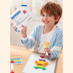 ⁦Mideer Magnetic Wooden Geometry Blocks - 250pcs MD6283 ميدير مكعبات هندسية خشبية مغناطيسية - ٢٥٠ قطعة⁩ - الصورة ⁦13⁩