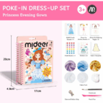 ⁦Mideer Poke-In Dress Up Kit - Princess Evening Gown MD1584 ميدير طقم ملابس بوك-إن - فستان سهرة أميرة⁩ - الصورة ⁦8⁩