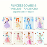 ⁦Mideer Poke-In Dress Up Kit - Princess Evening Gown MD1584 ميدير طقم ملابس بوك-إن - فستان سهرة أميرة⁩ - الصورة ⁦6⁩