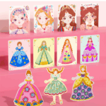 ⁦Mideer 3-in-1 Dress Up Game Set - Princess Fantasy Makeup MD3378 ميدير مجموعة ألعاب تلبيس 3 في 1 - مكياج أميرات الخيال⁩ - الصورة ⁦7⁩